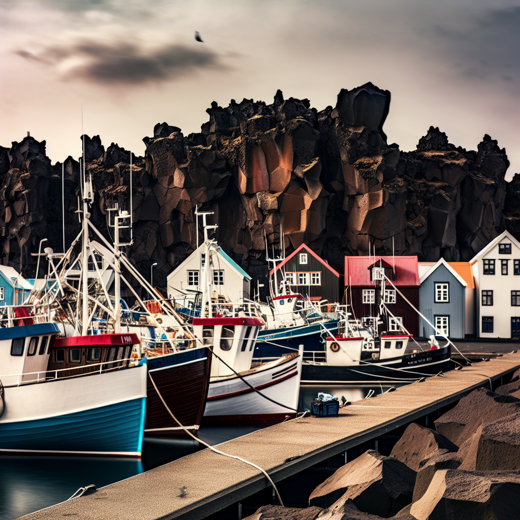 Vue sur Hafnarfjörður