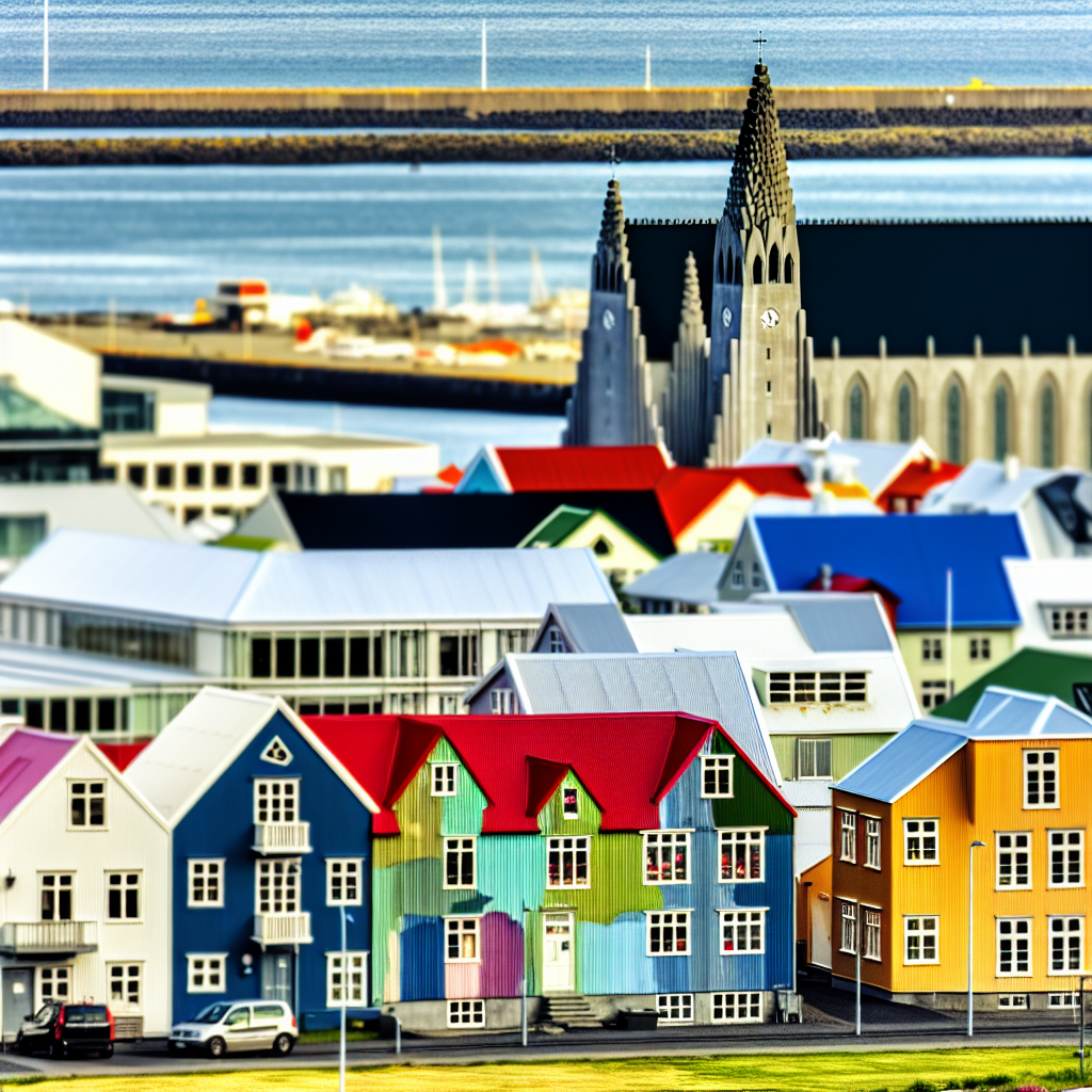 Vue sur Reykjavik