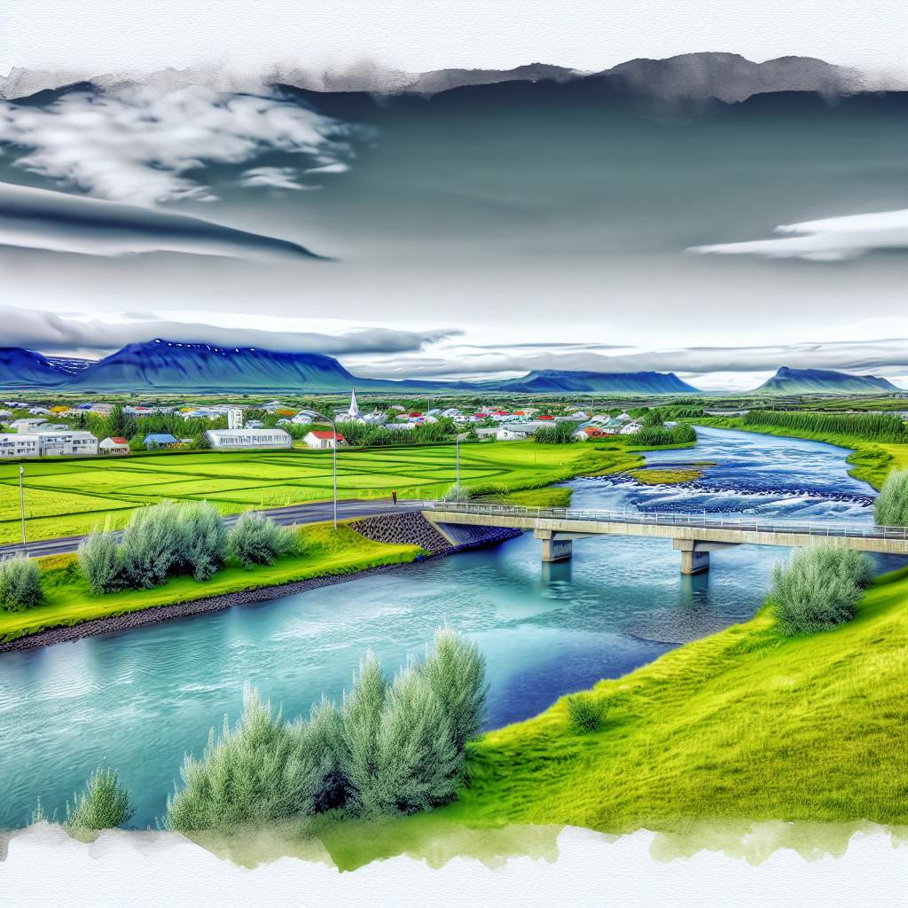 Vue sur Selfoss